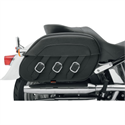 Picture of SADDLEMEN, S4 RIGID-MOUNT QUICK-DETACH SLANT SADDLEBAGS, DRIFTER For 84-13 FXST/FLST (except FXSTD/FLSTF/FLSTN/FLSTSB) (20” L x 7” W x 13” H) Part# 3501-0224