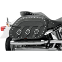 Picture of SADDLEMEN, S4 RIGID-MOUNT QUICK-DETACH SLANT SADDLEBAGS, DESPERADO For 84-13 FXST/FLST (except FXSTD/FLSTF/FLSTN/FLSTSB) (20” L x 7” W x 13” H), Part# 3501-0225