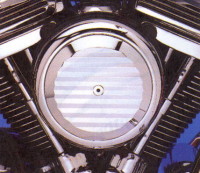 Landmark 'Diamond' Chrome Billet Air Cleaner Insert