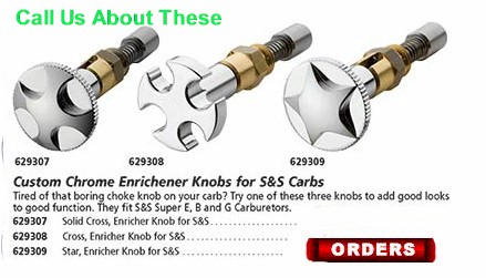 ADJUSTABLE ENRICHENER FOR S & S CARBURETORS