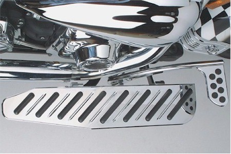 Ness-Tech Chrome Billet Full-Length Floorboard Kits