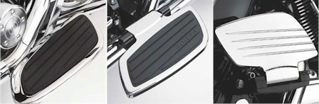Stainless Steel Floorboard and Brake Pedal Pads