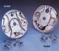 Chrome Rear Brake Backing Plates