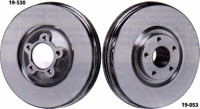 Chrome Front Brake Drums