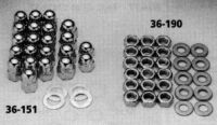 Colony Rocker Box Acorn Nut Kits for Shovelheads