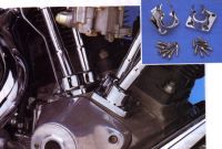 Chrome Tappet Block Cover Sets for Shovelhead Models